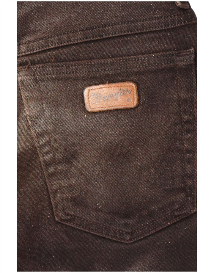 Женские узкие джинсы Wrangler W34 L32 Коричневые тай-дай