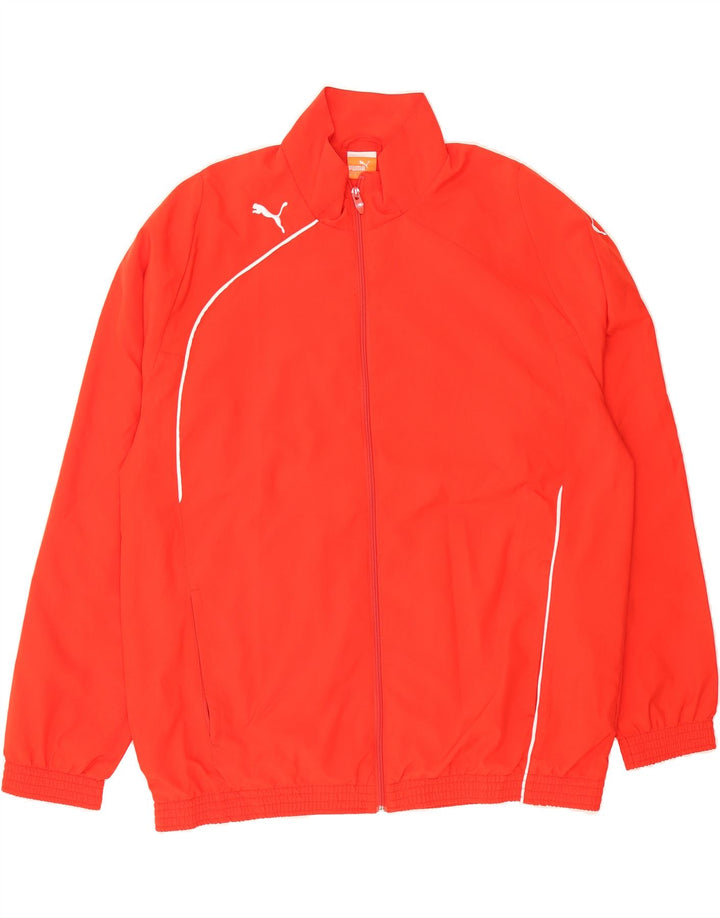 PUMA Mens Tracksuit Top Jacket Large Red Polyester Vintage Puma and Second-Hand Puma from Messina Hembry 