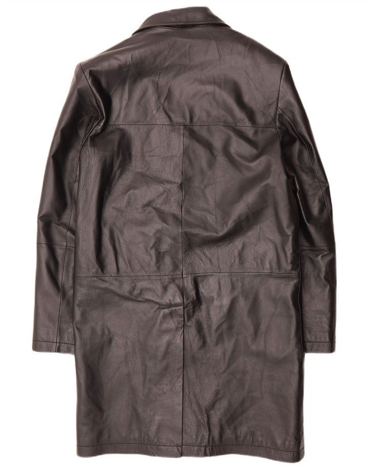 Мужское кожаное пальто Conbipel IT 46 маленькое черное кожаное