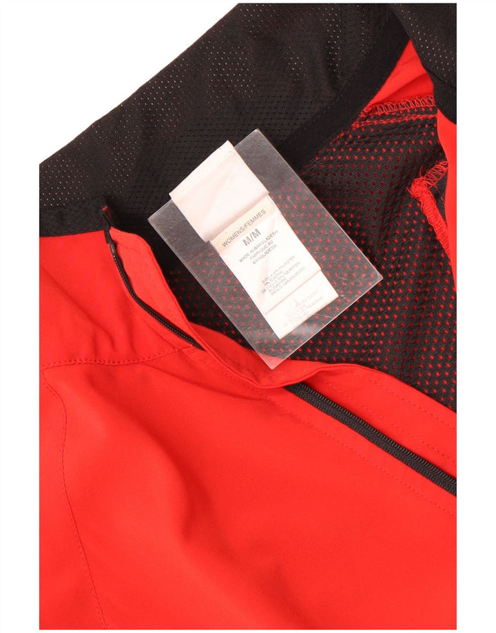Женская спортивная куртка The North Face UK 14, средний красный цвет с цветными блоками