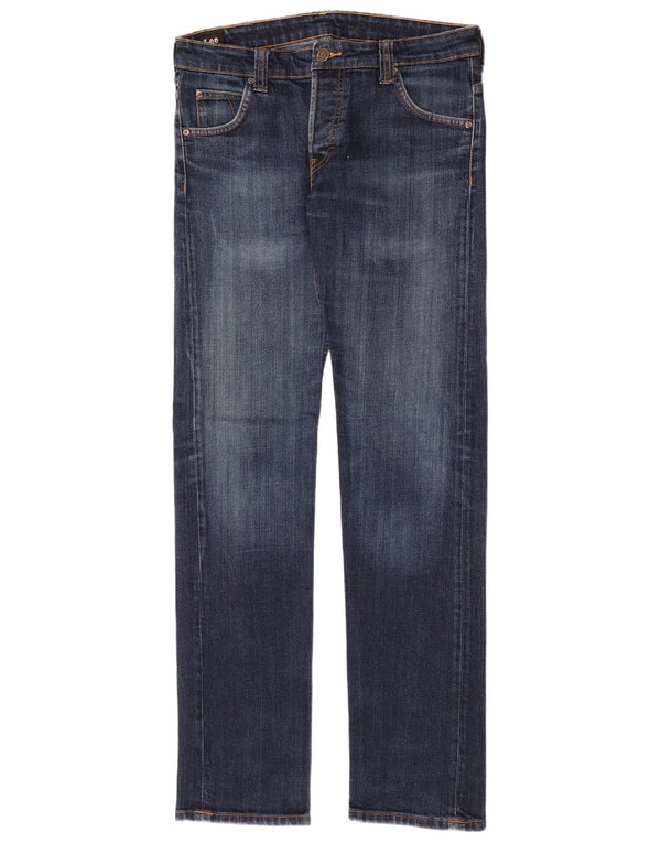 Мужские джинсы Lee Powell Slim W32 L34, темно-синий, хлопок
