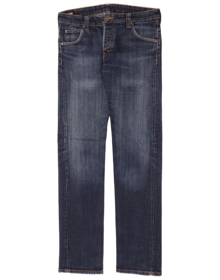 Мужские джинсы Lee Powell Slim W32 L34, темно-синий, хлопок