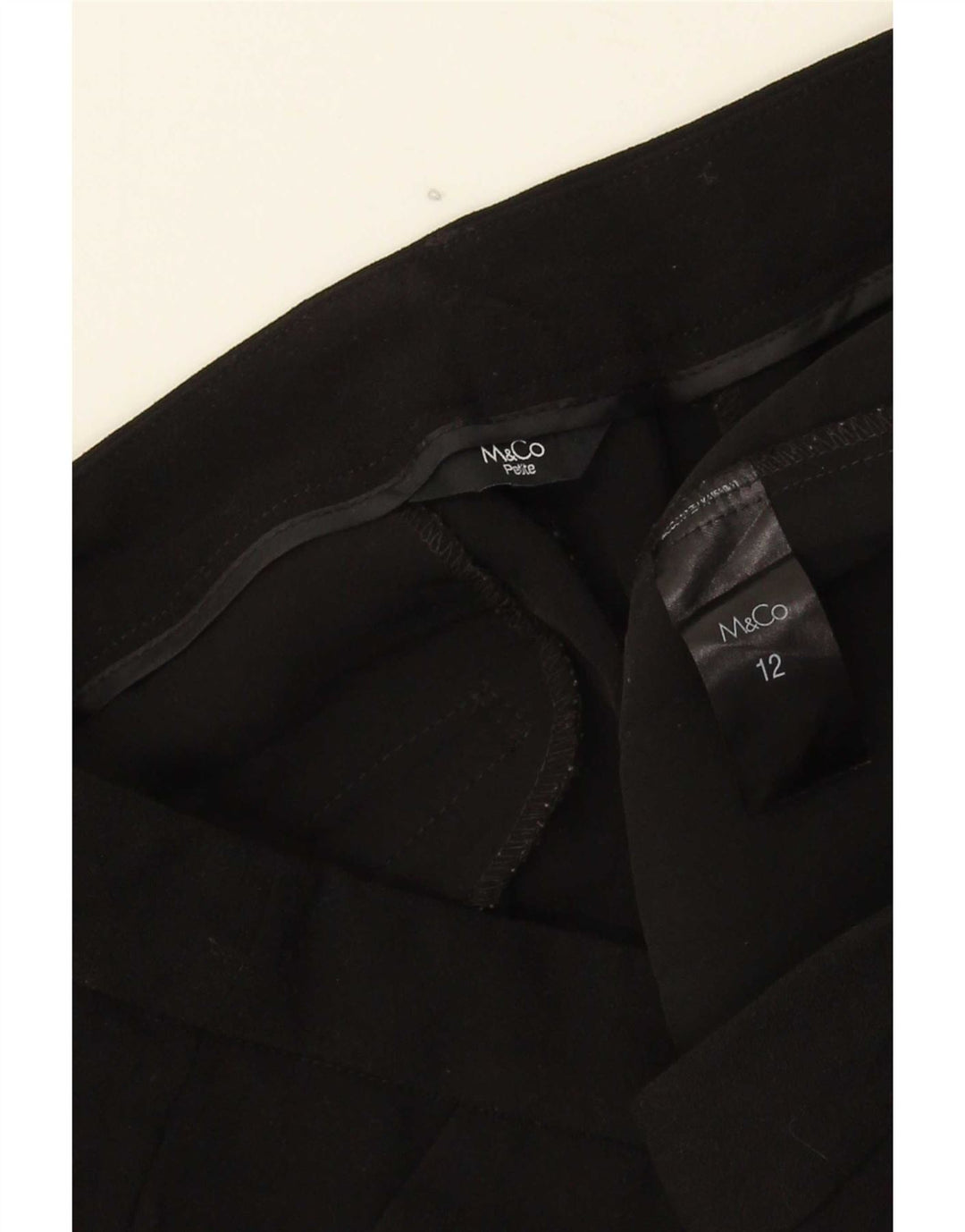 Женские узкие брюки-чиносы M&Co UK 12, средние W32 L25, черный полиэстер