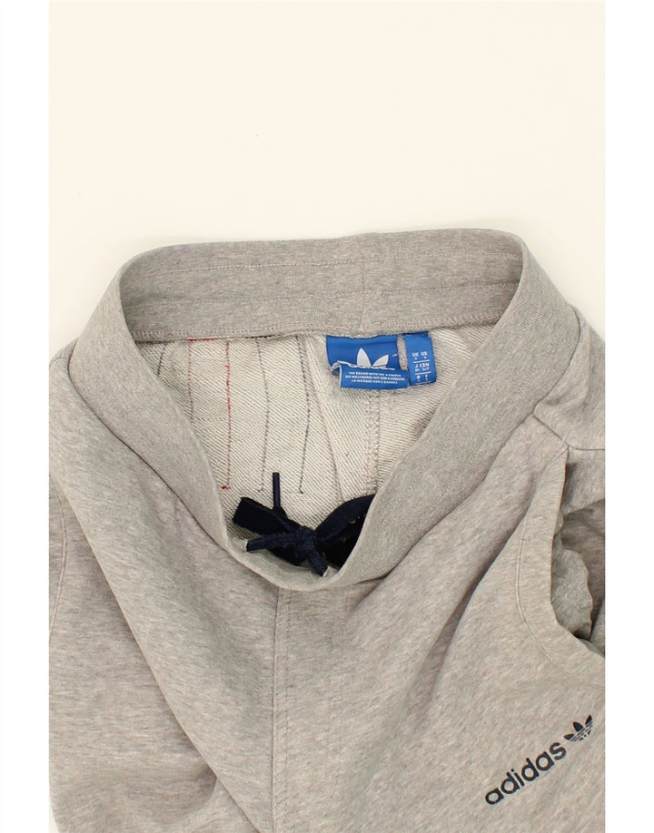ADIDAS Mens Tracksuit Trousers Joggers Small Grey Cotton Vintage Adidas and Second-Hand Adidas from Messina Hembry 