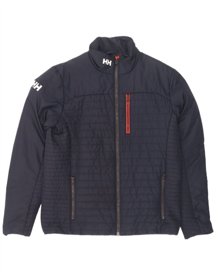 Мужская стеганая куртка Helly Hansen UK 42 XL темно-синяя из полиэстера