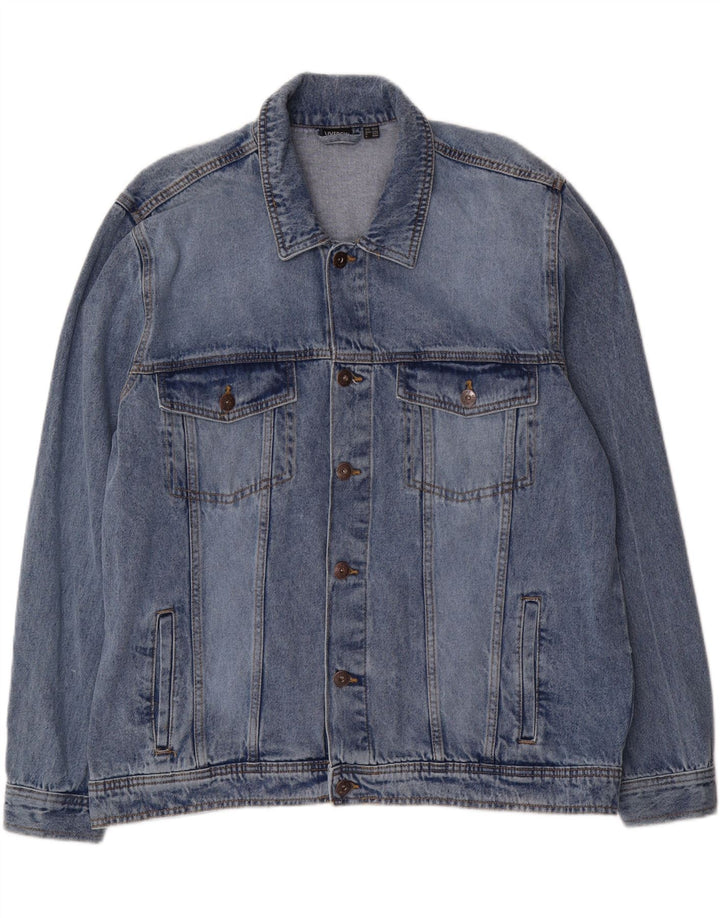Мужская джинсовая куртка LIVERGY UK 46 3XL, синяя, хлопок