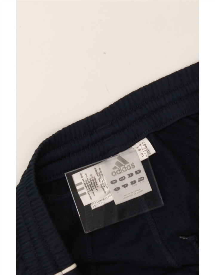 ADIDAS Mens Tracksuit Trousers Large  Navy Blue Polyester Vintage Adidas and Second-Hand Adidas from Messina Hembry 
