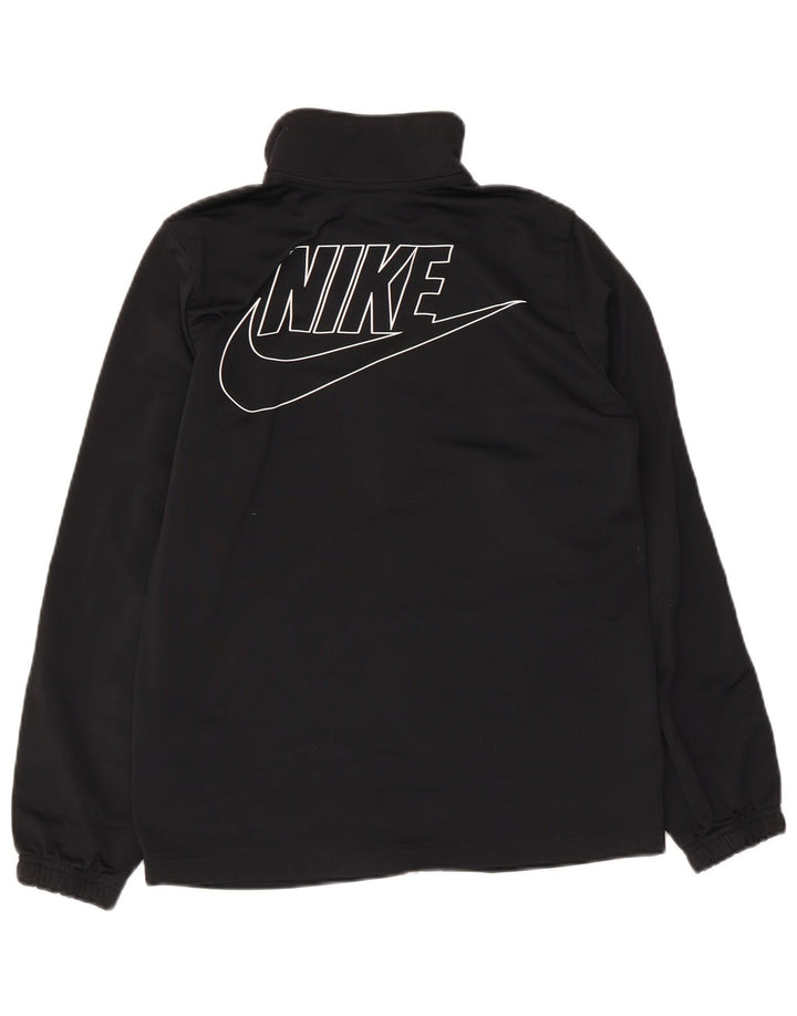 Спортивный костюм Nike для мальчиков с графическим рисунком, куртка 13–14 лет, XL, черный полиэстер