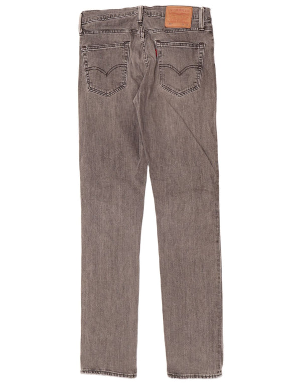 Мужские джинсы Levi's 511 Slim W31 L34 Серые хлопковые