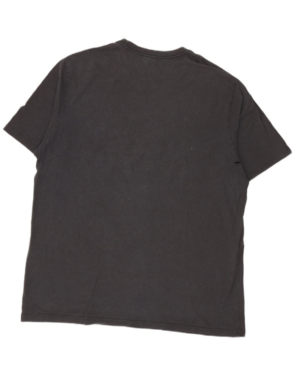 Мужская футболка свободного кроя с рисунком Levi's, большой черный хлопковый топ