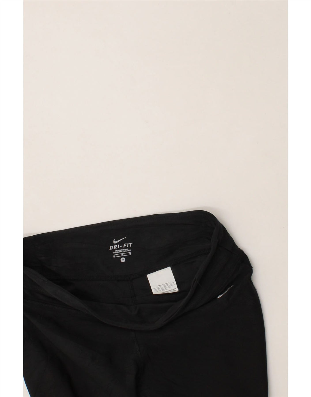 NIKE Womens Dri Fit Capri Tracksuit Trousers UK 14 Medium  Black Polyester Vintage Nike and Second-Hand Nike from Messina Hembry 
