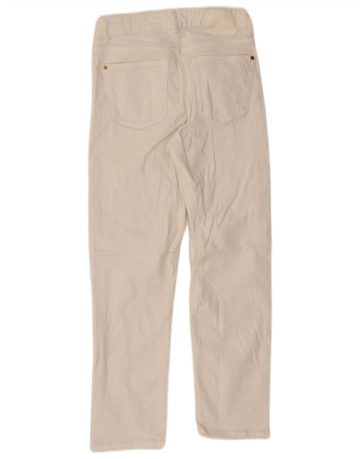 Женские прямые джинсы Zara EU 38, маленькие W28 L26, белые