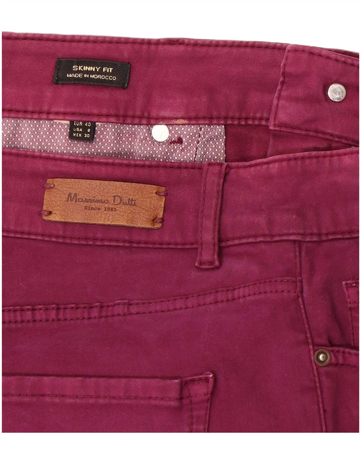 Женские джинсы скинни Massimo Dutti EU 40 Medium W30 L30 Фиолетовые
