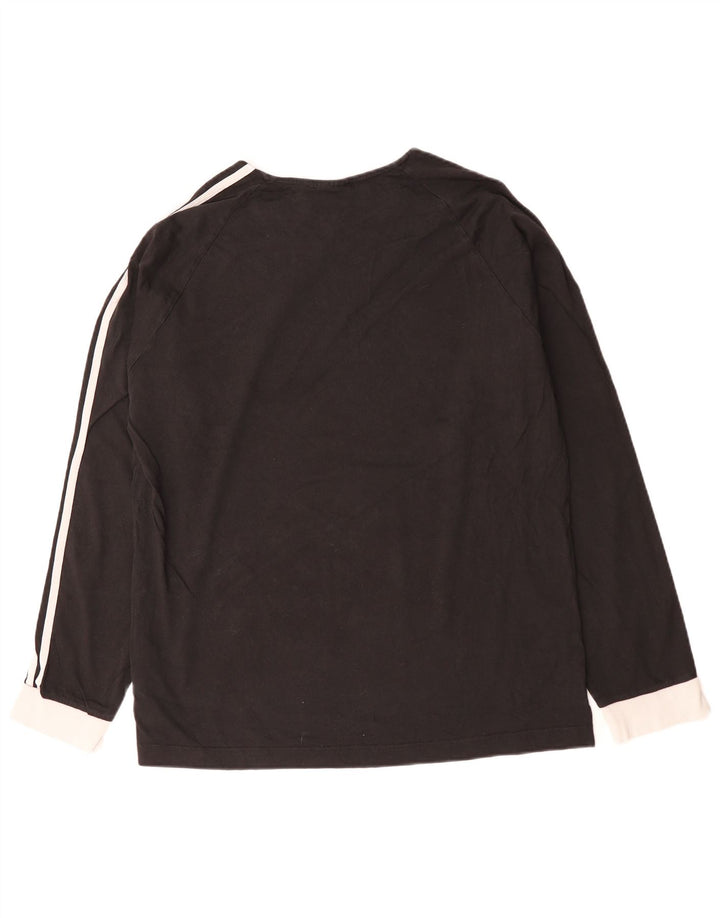 Мужской топ ADIDAS с длинным рукавом XL, черный хлопок