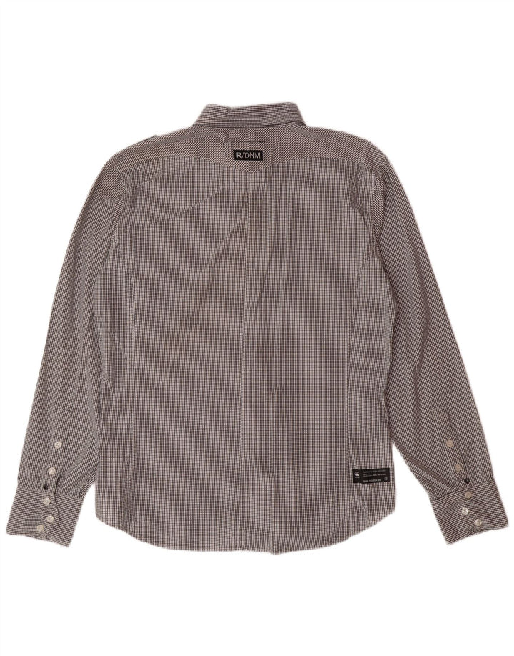 Мужская рубашка G-STAR XL, черная клетка, хлопок