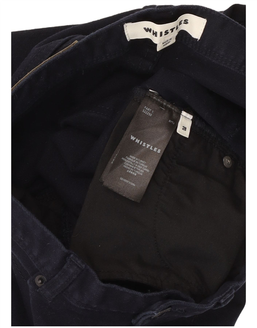 Женские джинсы скинни WHISTLE W28 L29, темно-синий, хлопок