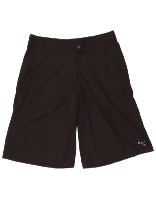 Женские шорты-бермуды PUMA UK 12 Medium W30, черный полиэстер
