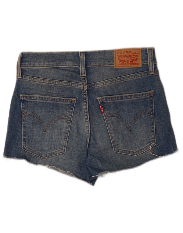 Женские джинсовые шорты LEVI'S 501 W24 XS синие, хлопок