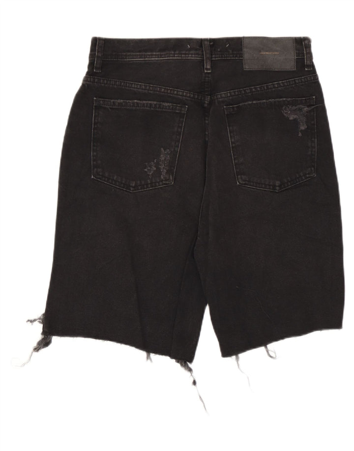 Мужские джинсовые шорты Zara EU 38 Small W30, черные