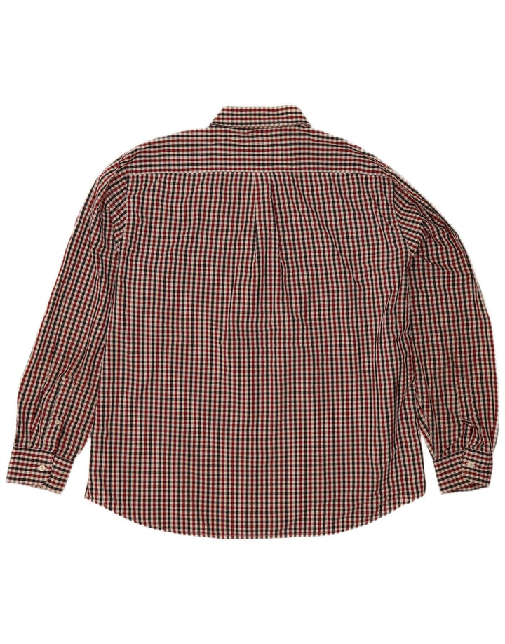 Мужская рубашка Dockers XL из хлопка в красную клетку