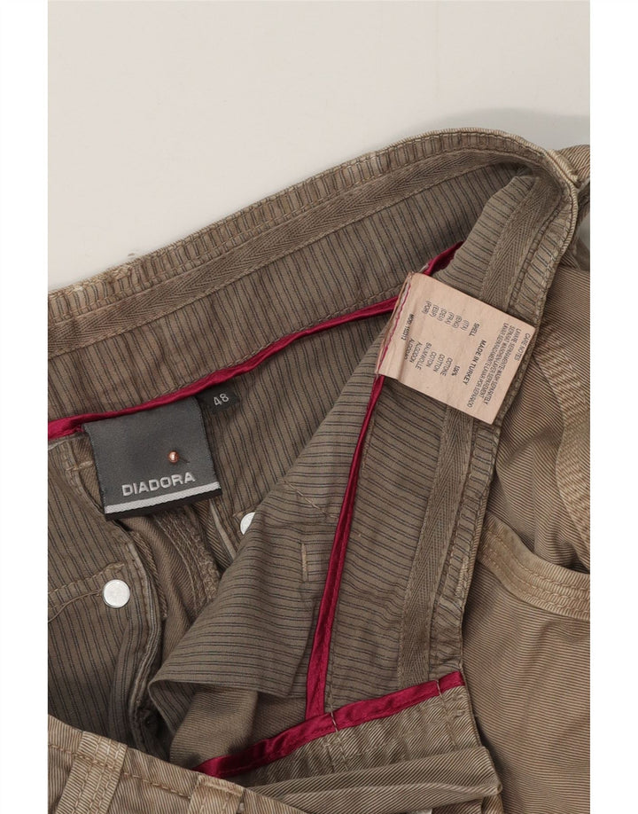 Мужские шорты карго Diadora IT 48 Medium W34 Бежевые, хлопок