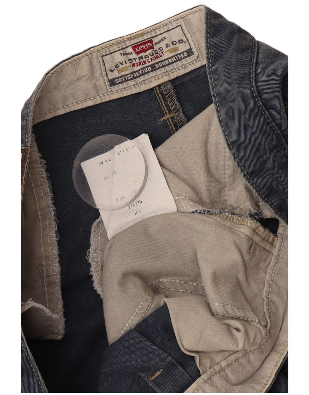 Мужские шорты чинос Levi's W40 XL, темно-синие, хлопок