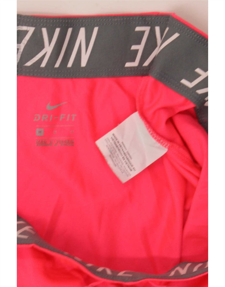 Женские спортивные шорты Nike Dri Fit UK 14, полиэстер среднего розового цвета