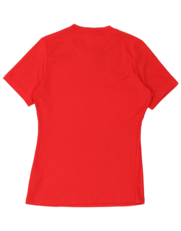 Мужская футболка Nike Dri Fit, средний красный полиэстер