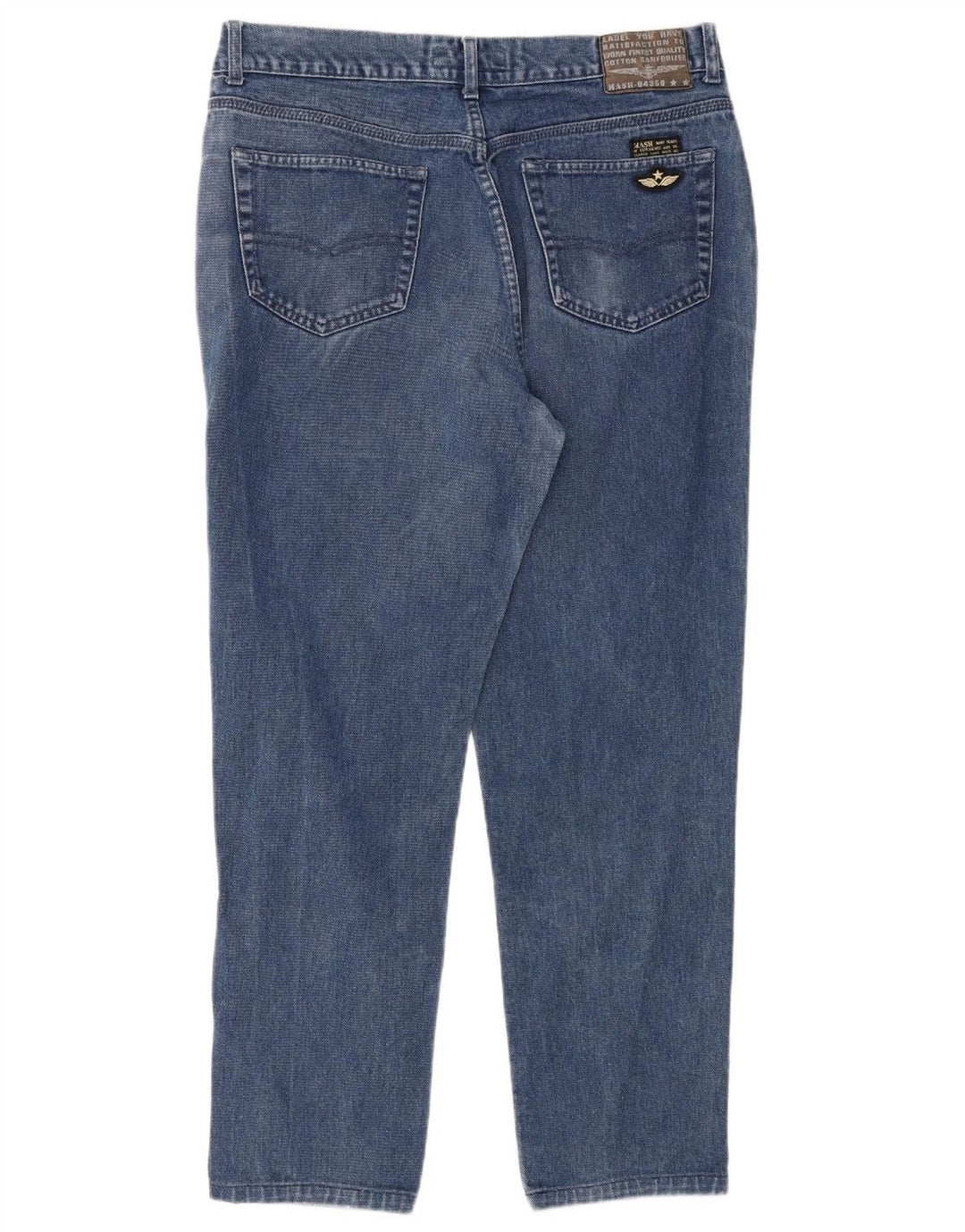 MASH Mens Slim Jeans IT 54 2XL W34 L29 Blue Cotton