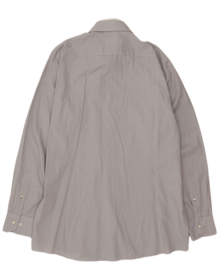 Рубашка мужская PIERRE CARDIN размер 43 XL синяя в крапинку