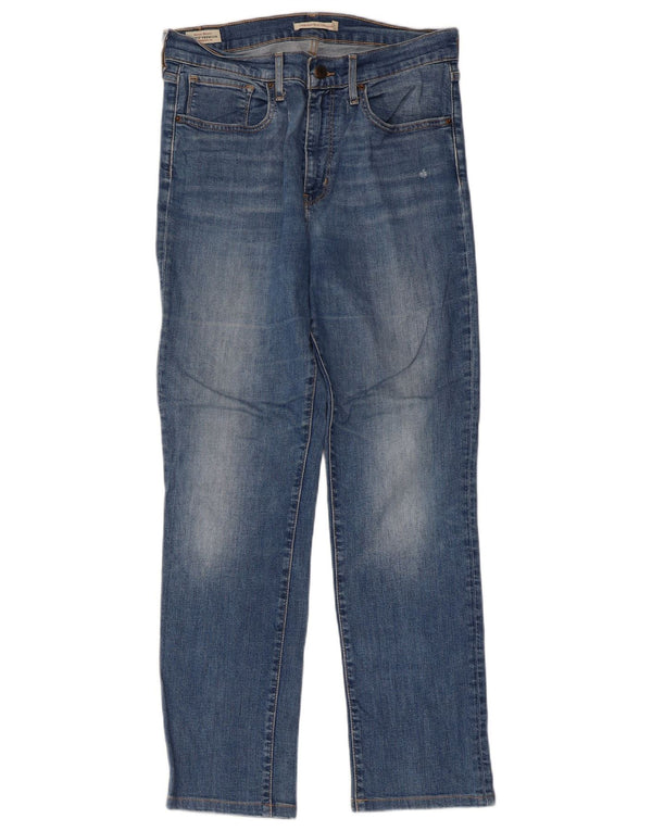 Женские прямые джинсы Levi's 724 с высокой посадкой W30 L28, синие, хлопок