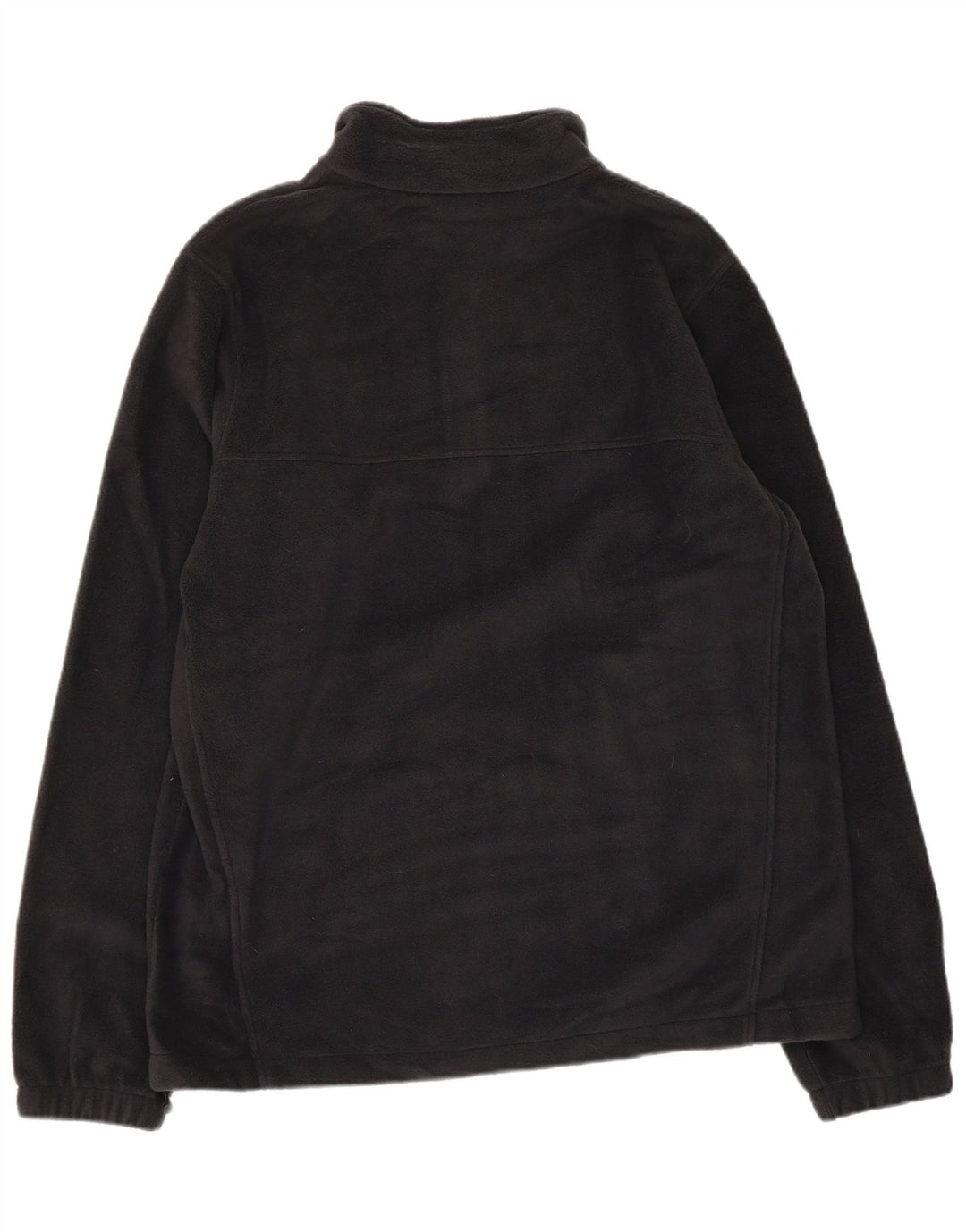 Мужской флисовый джемпер COLUMBIA Crawford с воротником на молнии, средний черный, полиэстер