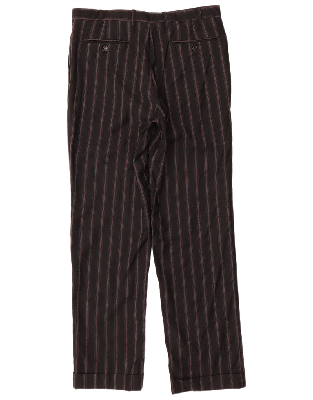 PAL ZILERI Мужской костюм из 2 предметов с 3 пуговицами IT 50, большой W34 L33, черный в полоску