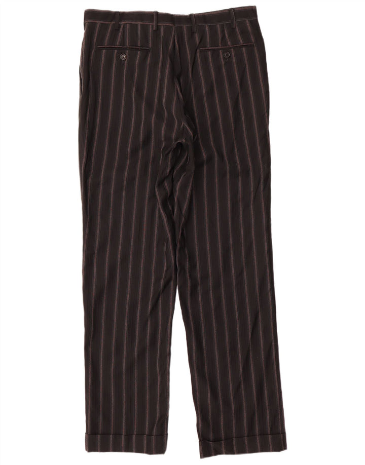 PAL ZILERI Мужской костюм из 2 предметов с 3 пуговицами IT 50, большой W34 L33, черный в полоску