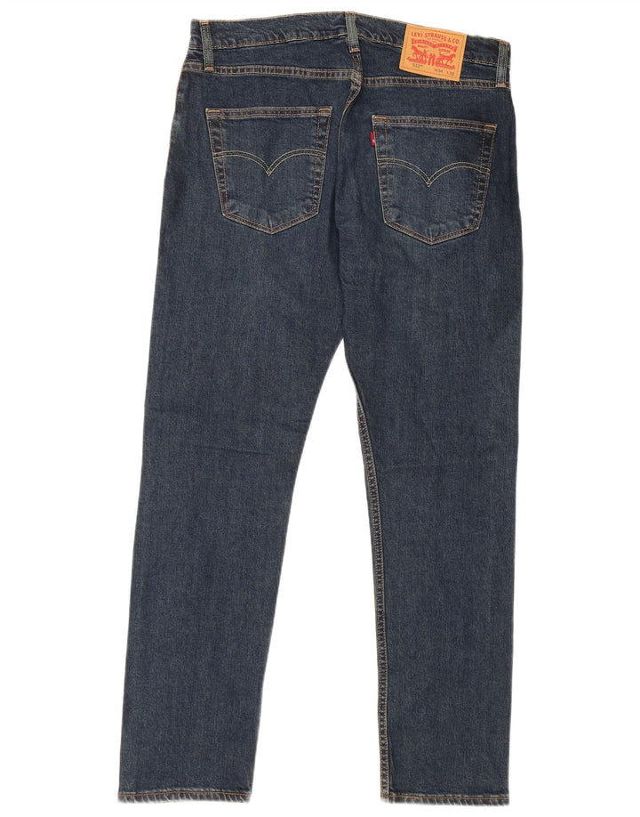 Мужские зауженные джинсы Levi's 512 W34 L32 синие, хлопок