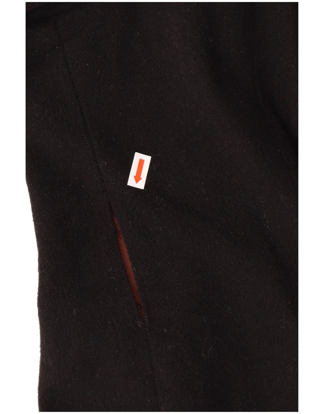 LAURA ASHLEY Женское пальто UK 12 Среднее черное шерстяное