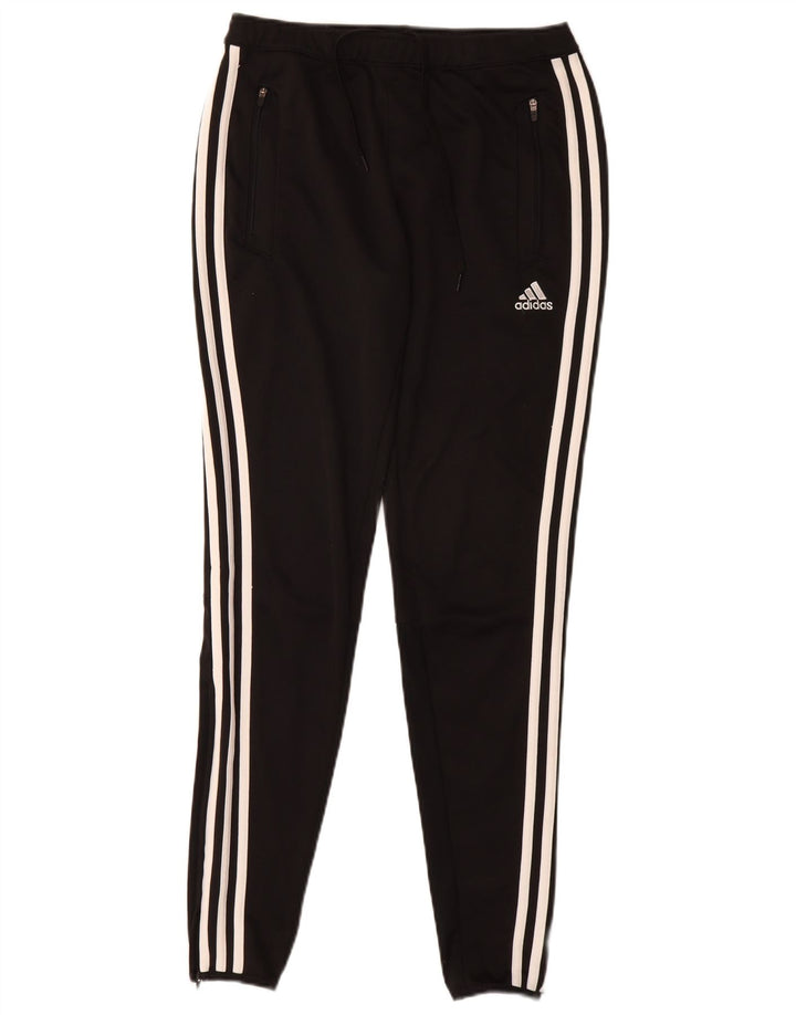 Женские спортивные брюки Adidas Climacool, Великобритания, маленький размер 8/10, черный полиэстер