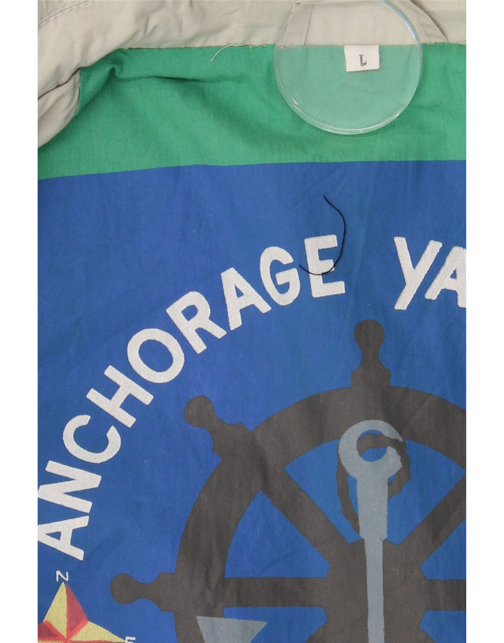 Мужская куртка VINTAGE Utility UK 40, большая, бежевая