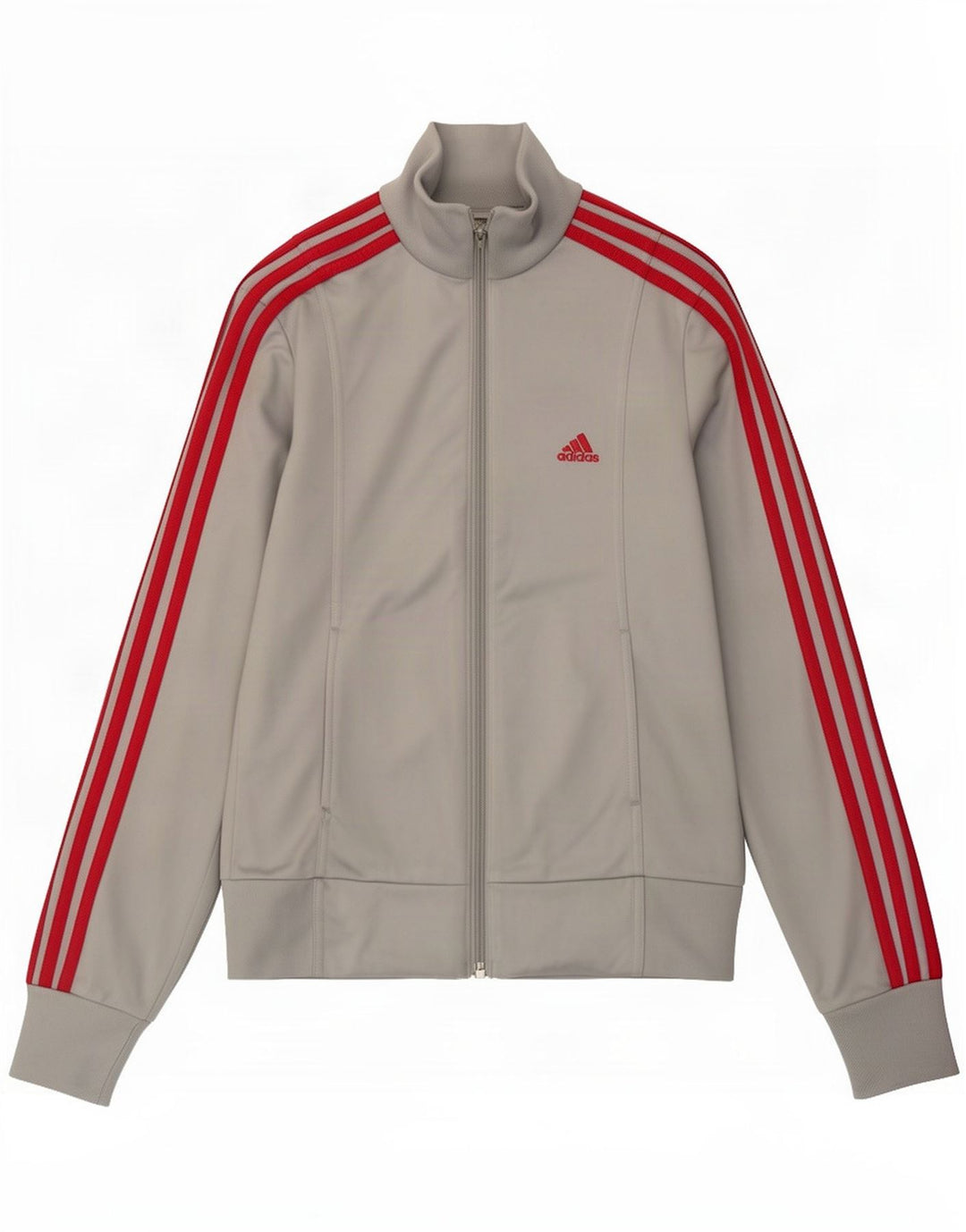 Женский спортивный костюм Adidas Top Jacket UK 10, маленький серый полиэстер