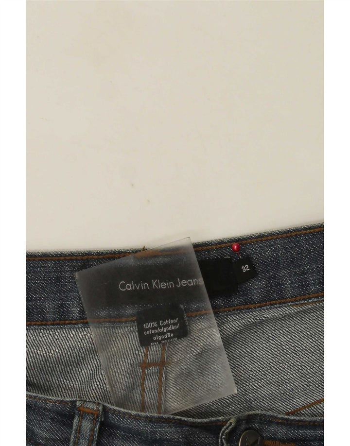 Мужские прямые джинсы Calvin Klein W32 L30, синий хлопок