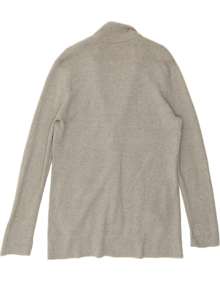 J. CREW Womens 2 Button Blazer Jacket UK 16 Large Grey Cotton Vintage J. Crew and Second-Hand J. Crew from Messina Hembry 