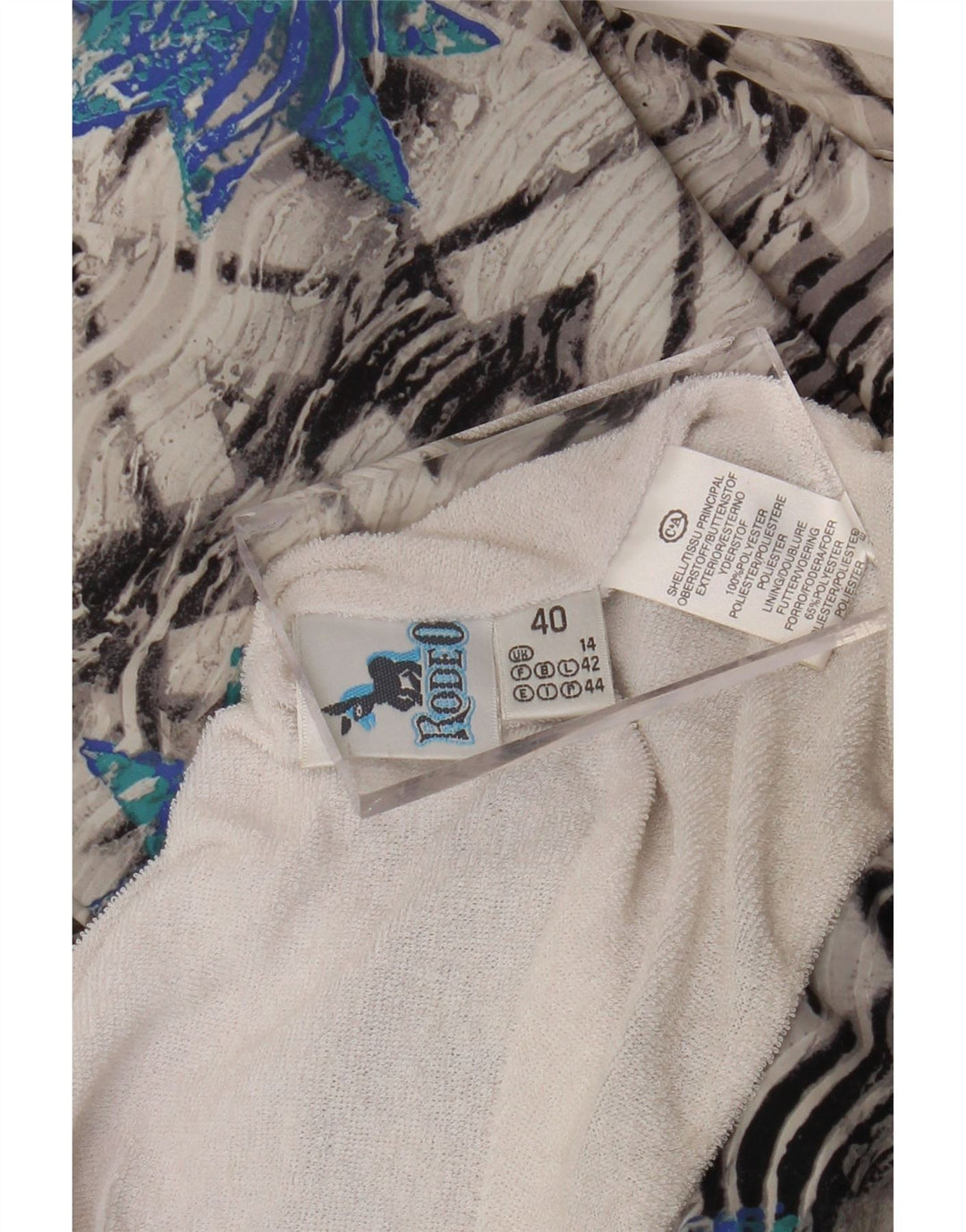 Женская ветровка RODEO UK 14, большая разноцветная с геометрическим узором