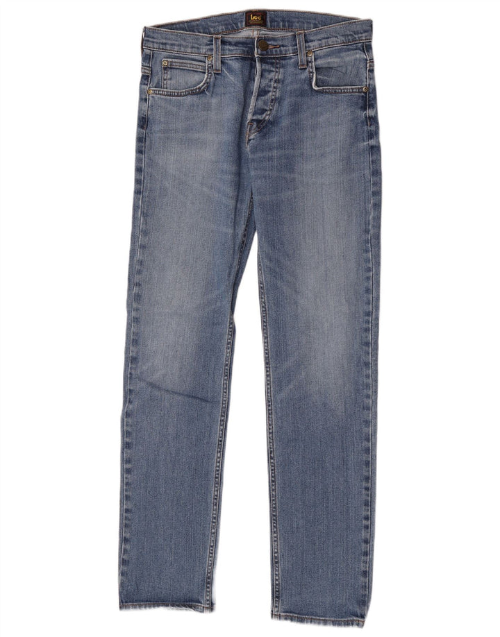Мужские джинсы Lee Powell Slim W30 L32, синий хлопок