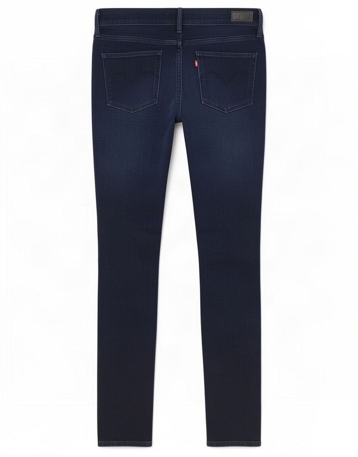 Женские узкие джинсы со средней посадкой Levi's W30 L34 Темно-синие