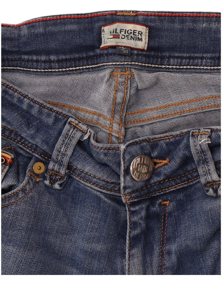 TOMMY HILFIGER Womens Straight Jeans W28 L30 Blue