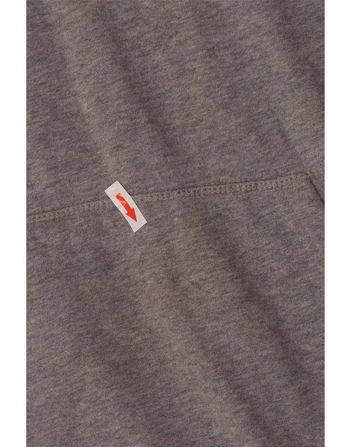 Мужской джемпер с капюшоном Ellesse с рисунком, средний серый, хлопок