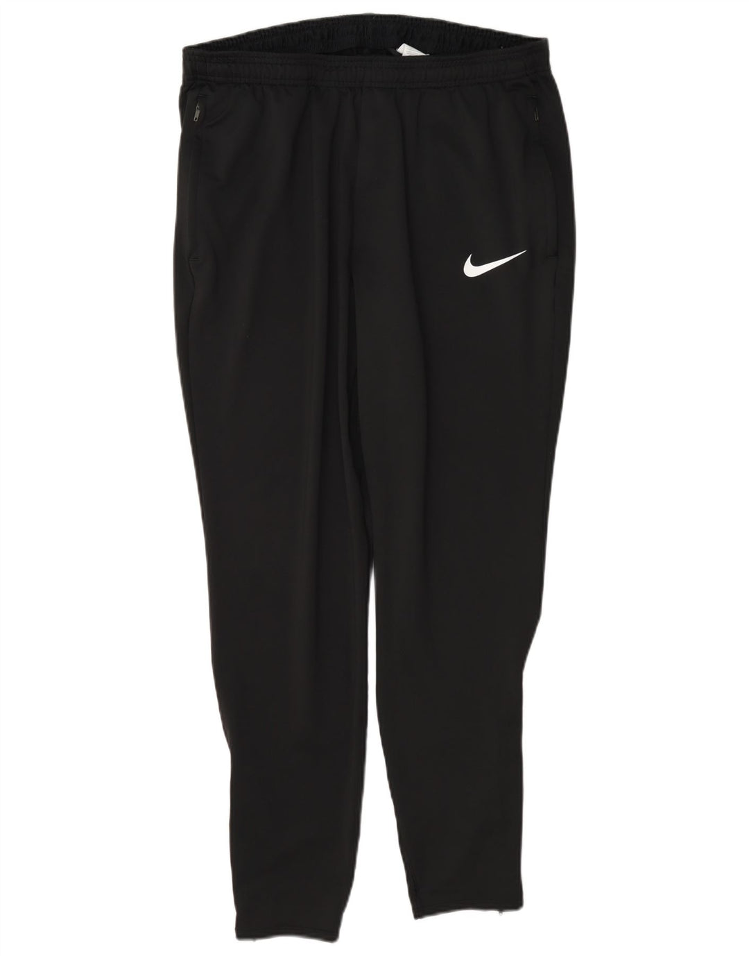 Мужские узкие спортивные брюки Nike Dri Fit, большие черные полиэстер с цветными блоками