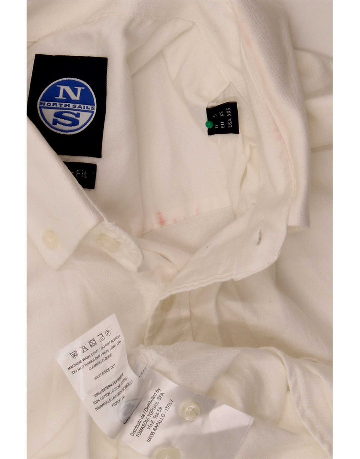 Мужская рубашка North Sails XS, белый хлопок