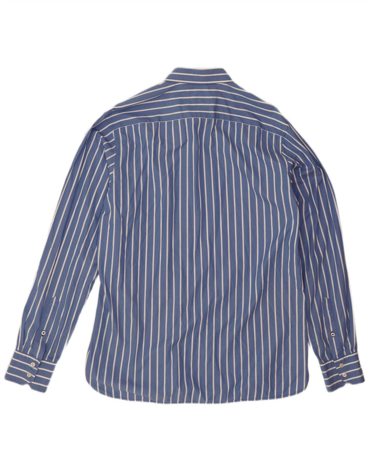 Мужская рубашка Tommy Hilfiger из хлопка в большую синюю полоску
