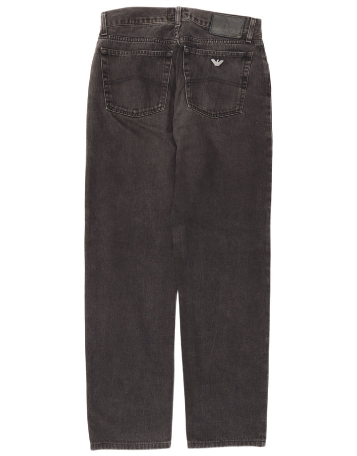 Мужские прямые джинсы Armani W32 L31 серые, хлопок